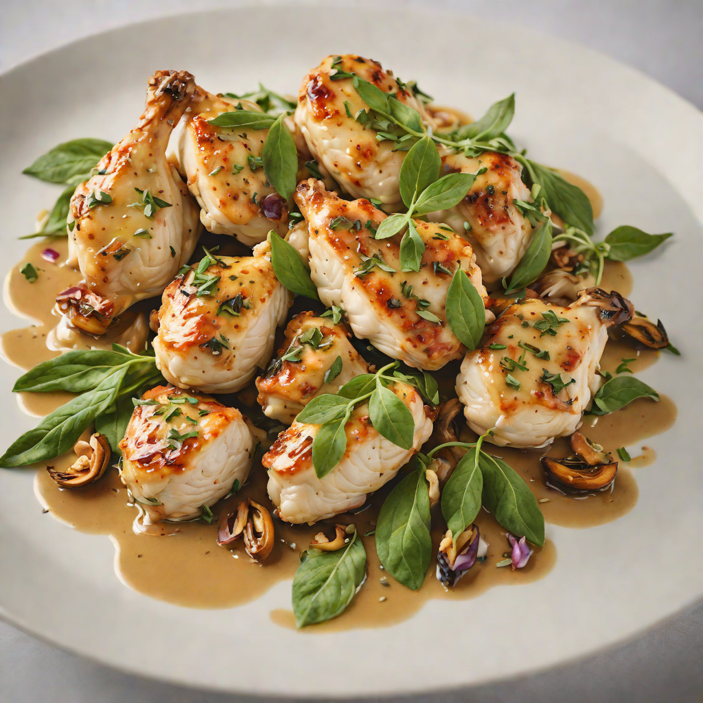 Sautéed Chicken with Roasted Garlic and Sage Sauce
