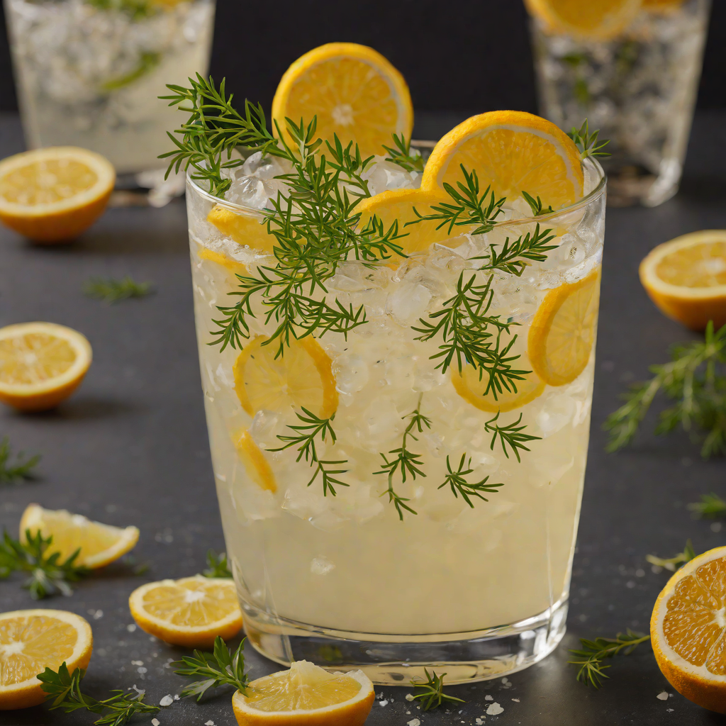 Citrus-Herb Gin Fizz with Thyme