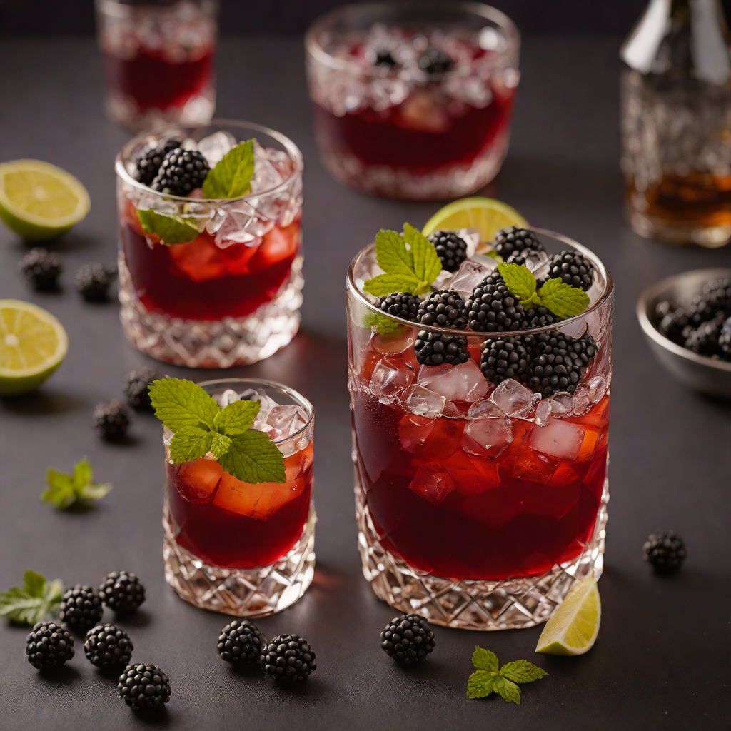 Broker's Blackberry Bourbon Smash