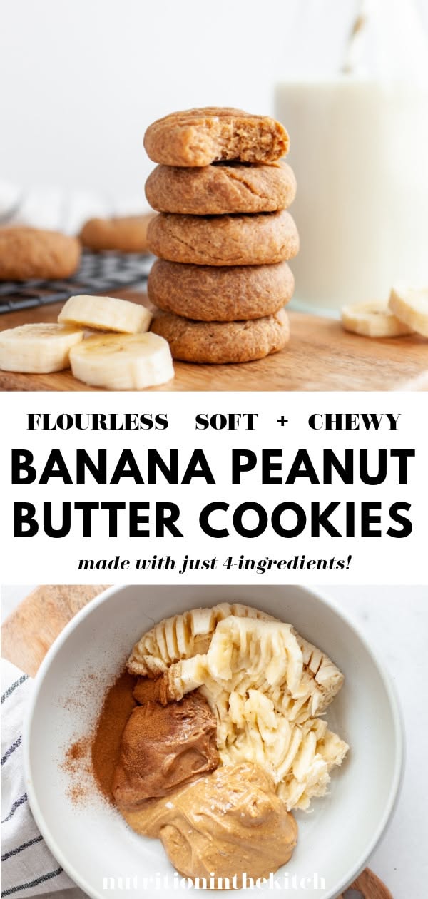 One-Bowl Peanut Butter Banana Cookies