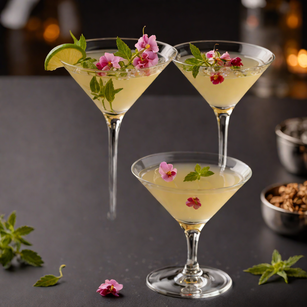 Herbal Gin Blossom Martini