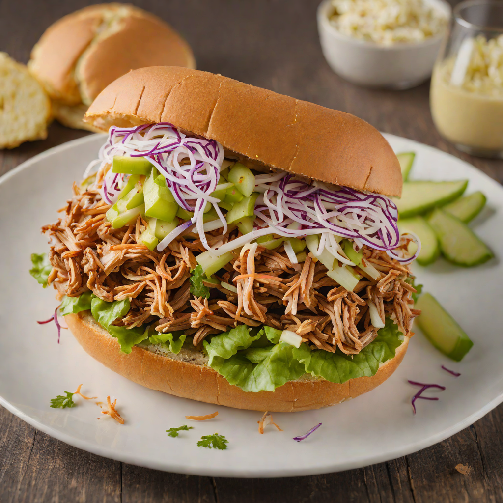 Southern-Style Pulled Pork Sandwich with Scratch-Made Coleslaw