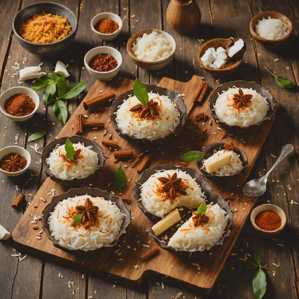 Coconut and Cassava Pone with Warm Spices