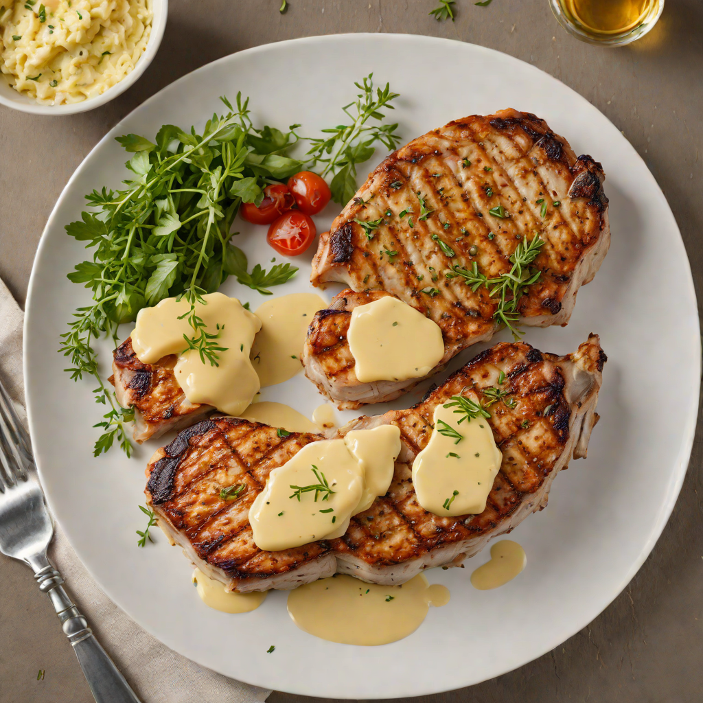 Pan-Seared Pork Chops with Regional Colorado Herb Butter