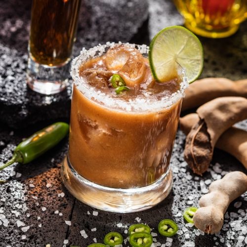 Tamarind-Infused Tequila Margarita