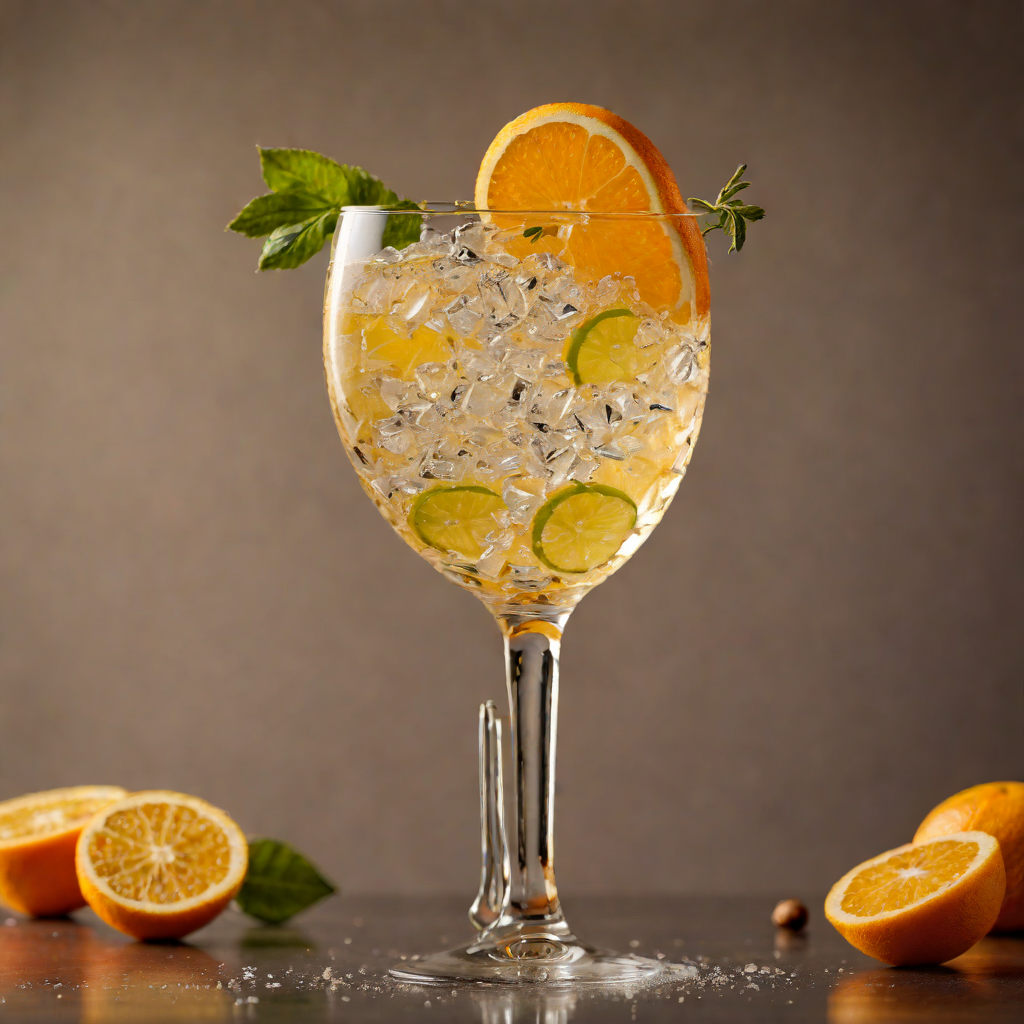Curaçao and Citrus Sparkler