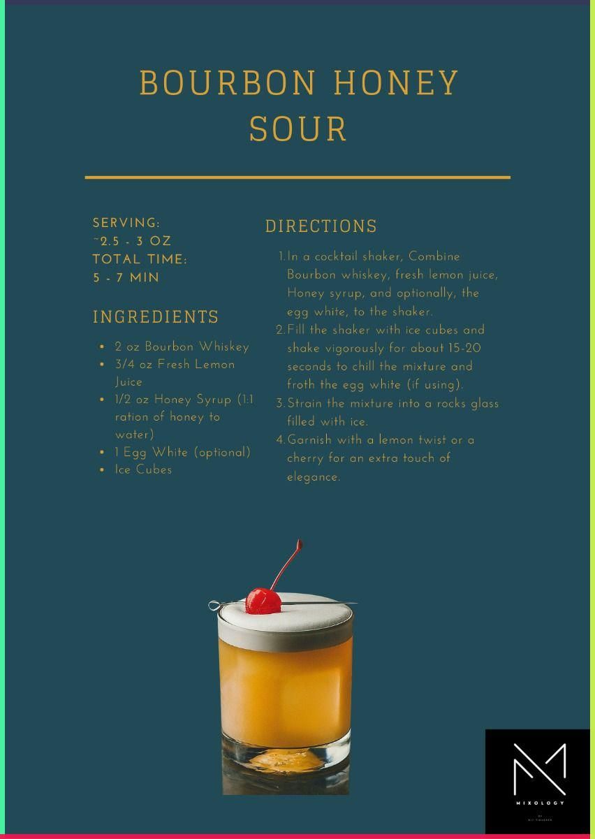 Sweet Popular Honey Bourbon Sour