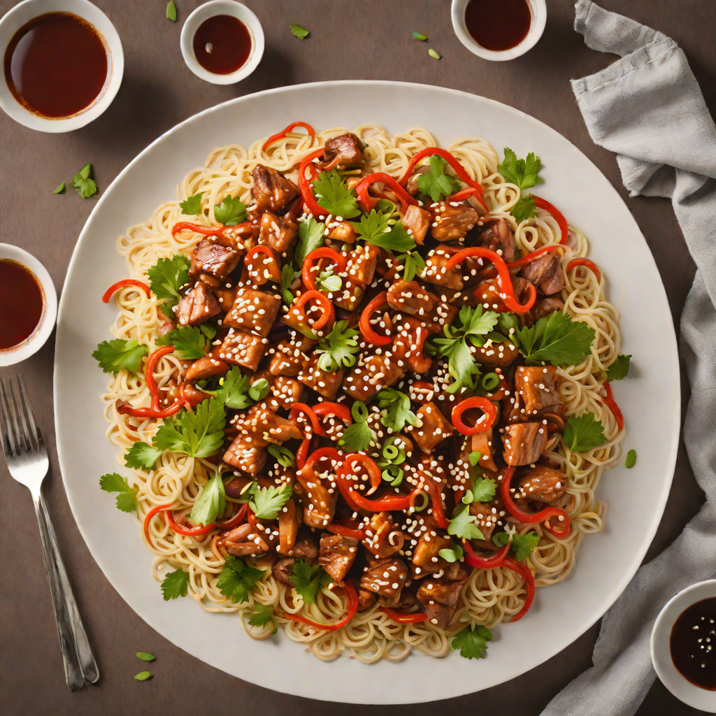 Spicy Korean-Style Pork Stir-Fry with Gochujang Sauce