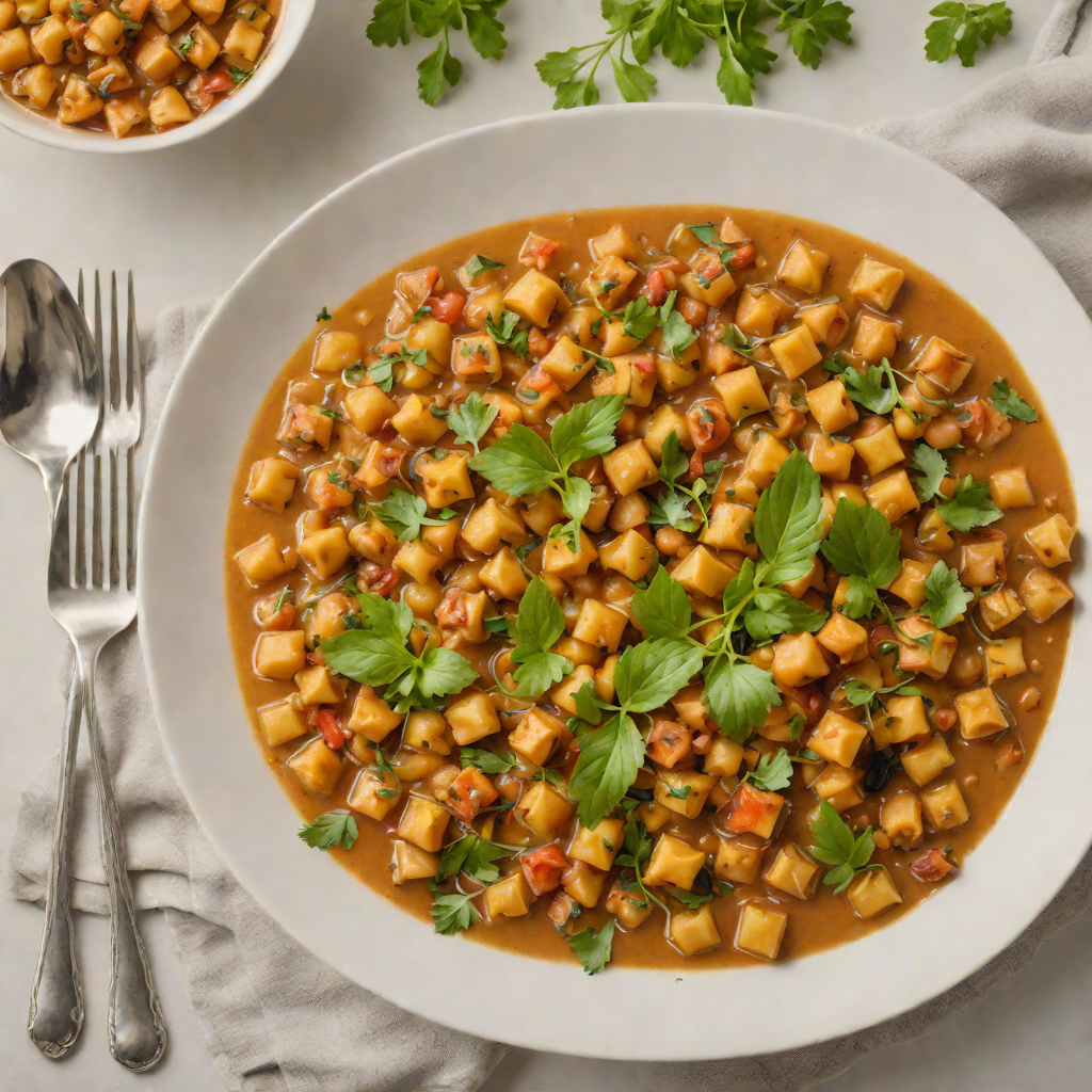 Oregano and Cumin Spiced Vegetarian Chickpea Stew