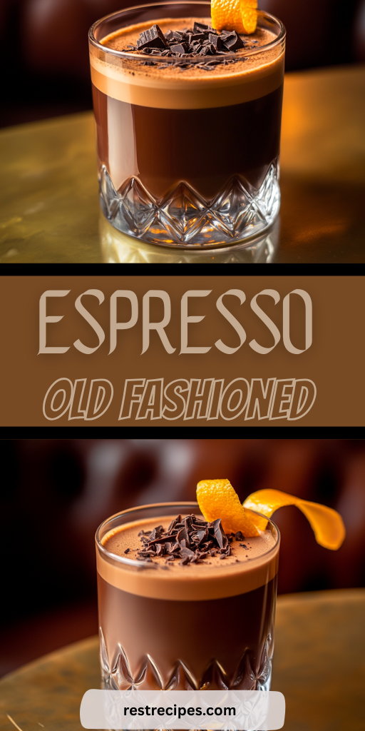 Bold Espresso Cardamom Old Fashioned