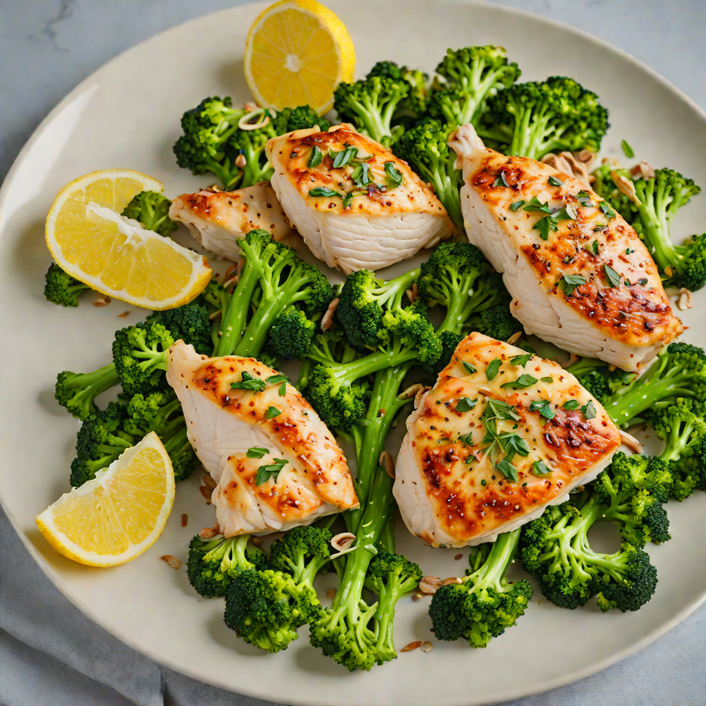 Pan-Seared Chicken with Lemon-Garlic Broccoli Rabe