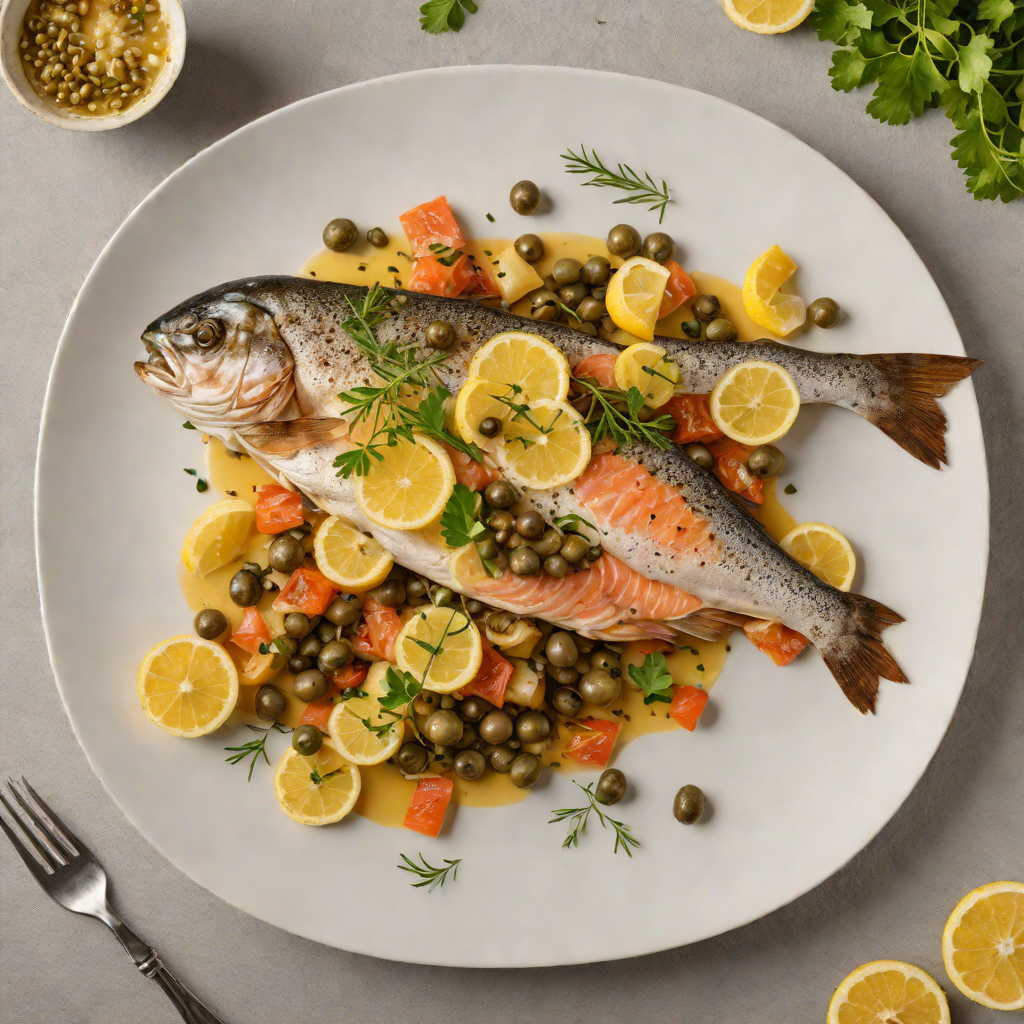 Pan-Roasted Trout with Lemon and Capers
