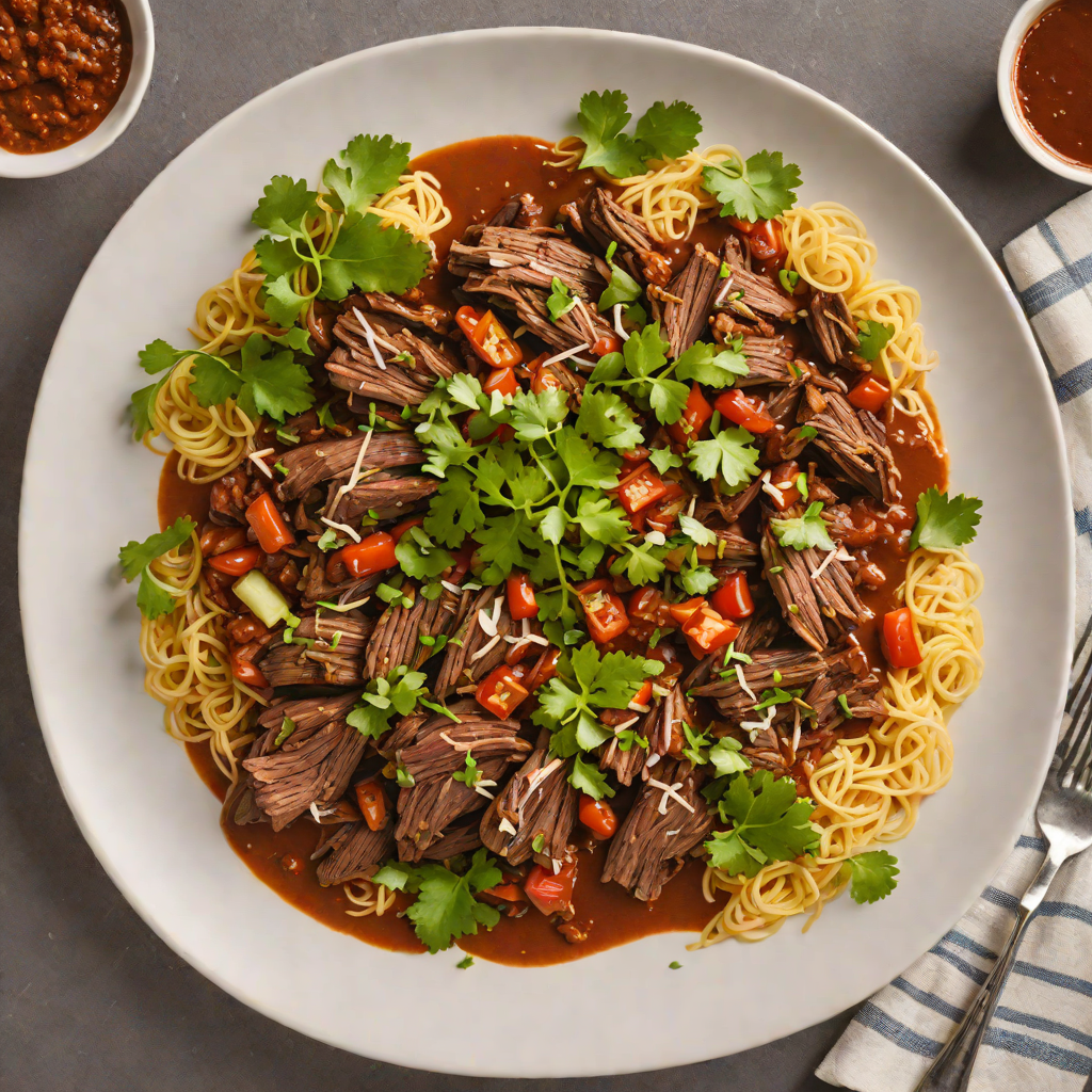 Slow-Roasted Barbacoa de Borrego with Spiced Red Sauce