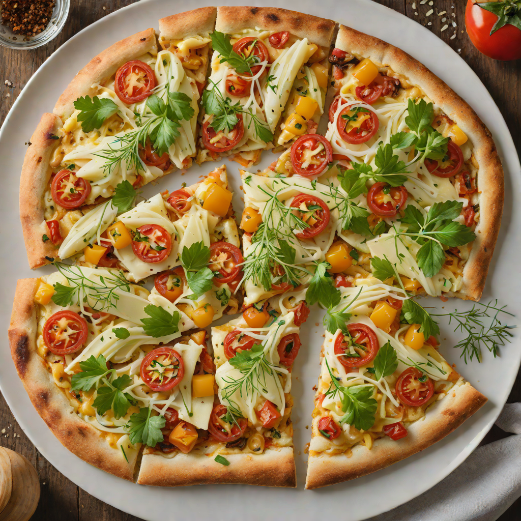 Rustic Tomato and Fennel Flatbread with Aged Cheese