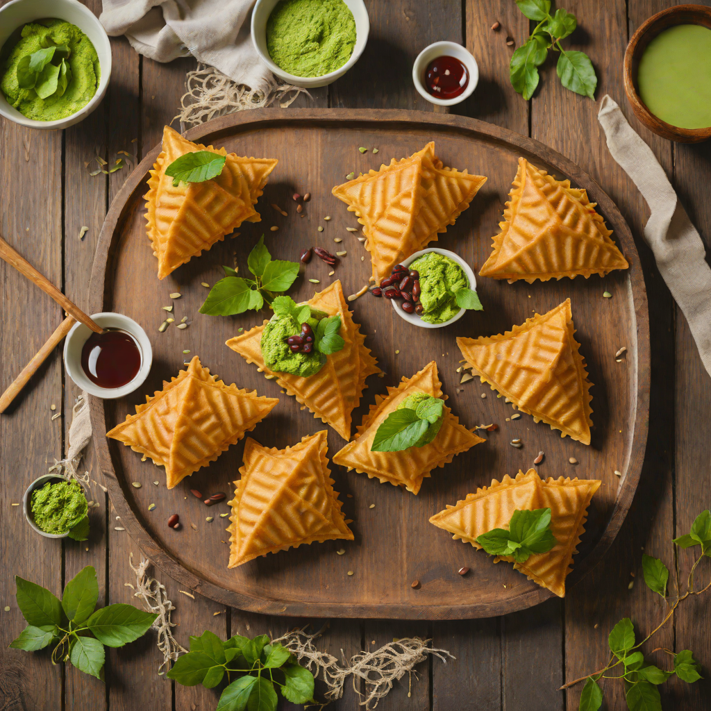 No-Bake Matcha Taiyaki with Sweet Red Bean Filling