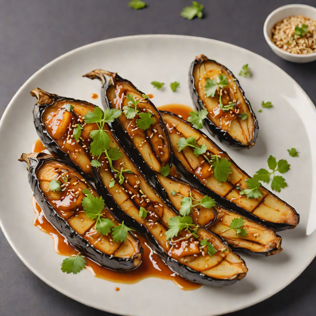 Nonstick Pan-Seared Miso-Glazed Eggplant