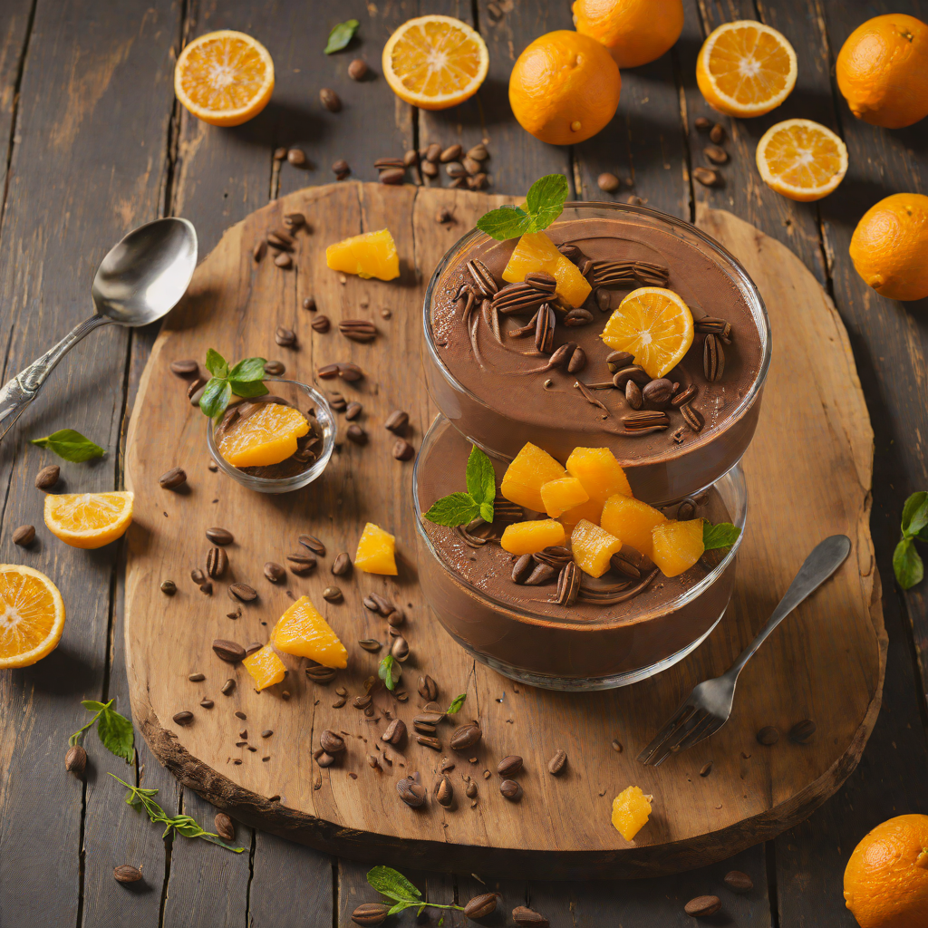 Citrus and Coffee-Infused Chocolate Mousse