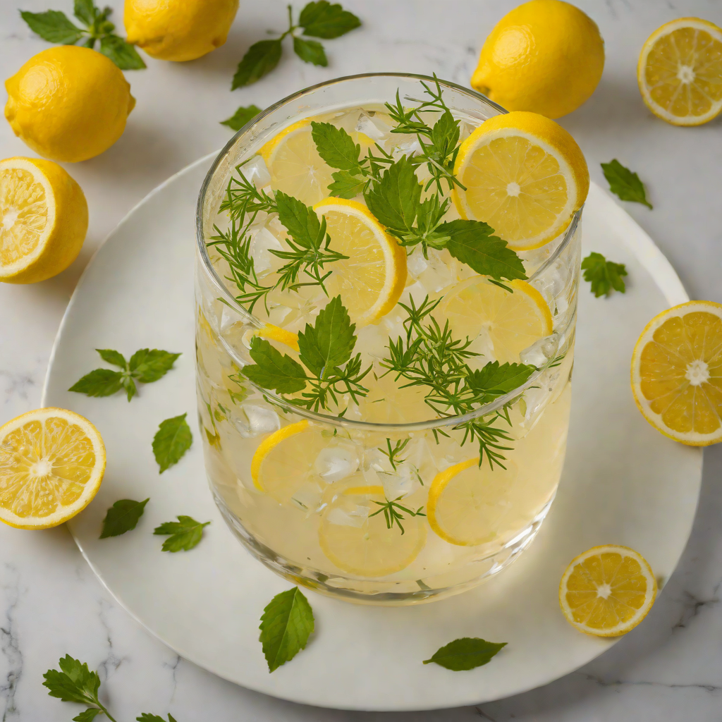 Herb-Infused Vodka Lemonade