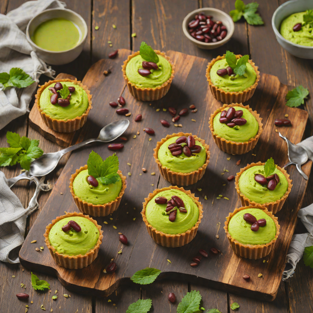 No-Bake Matcha Red Bean Cheesecake Cups