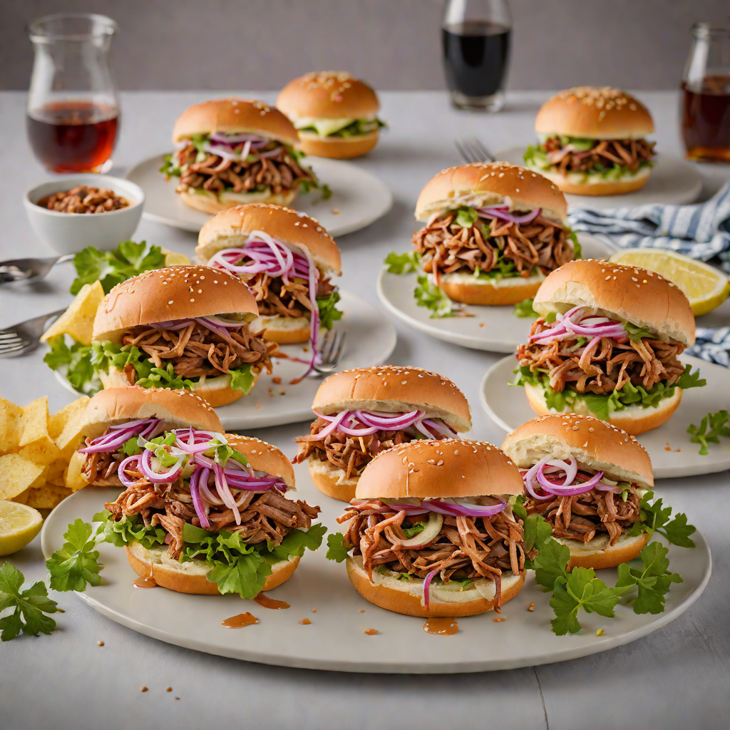 Primal 'Cue Smoked Pulled Pork Sandwiches