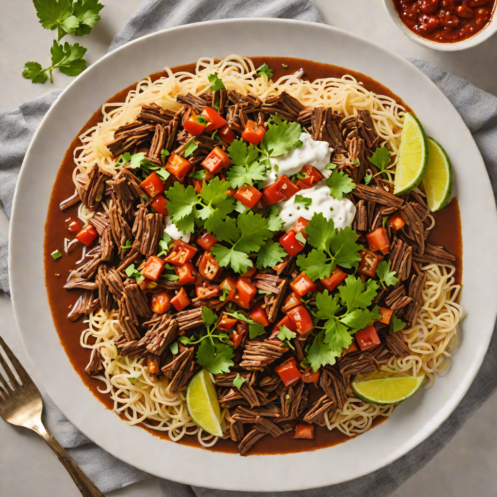Slow-Cooked Barbacoa de Borrego with Guajillo and Chipotle