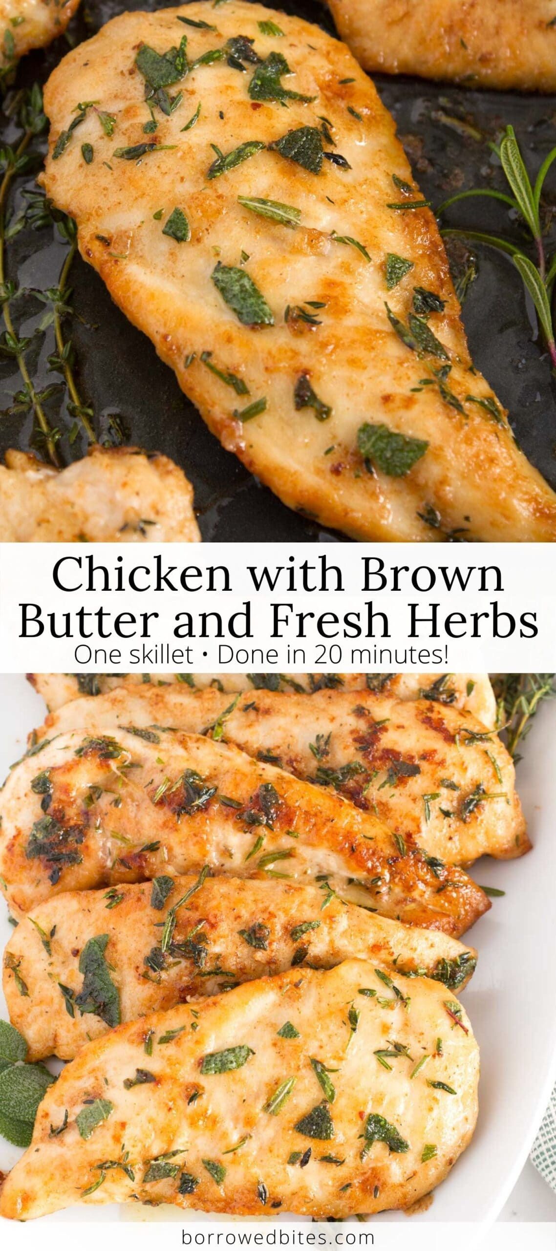 Pan-Seared Chicken with Brown Butter and Rosemary