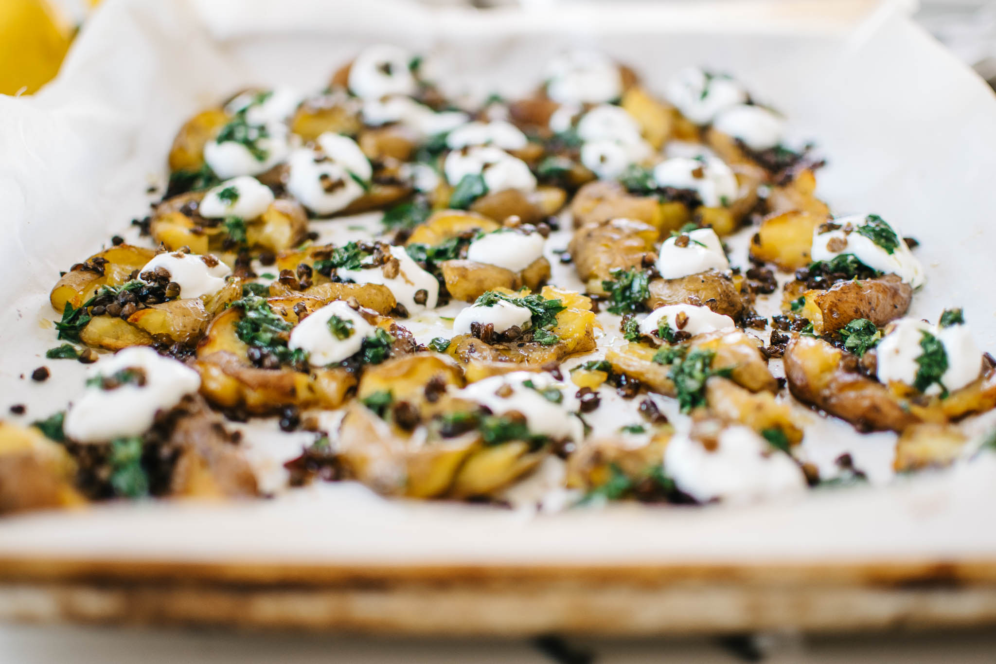 Lentil & Vegetable Sheet Pan Supper