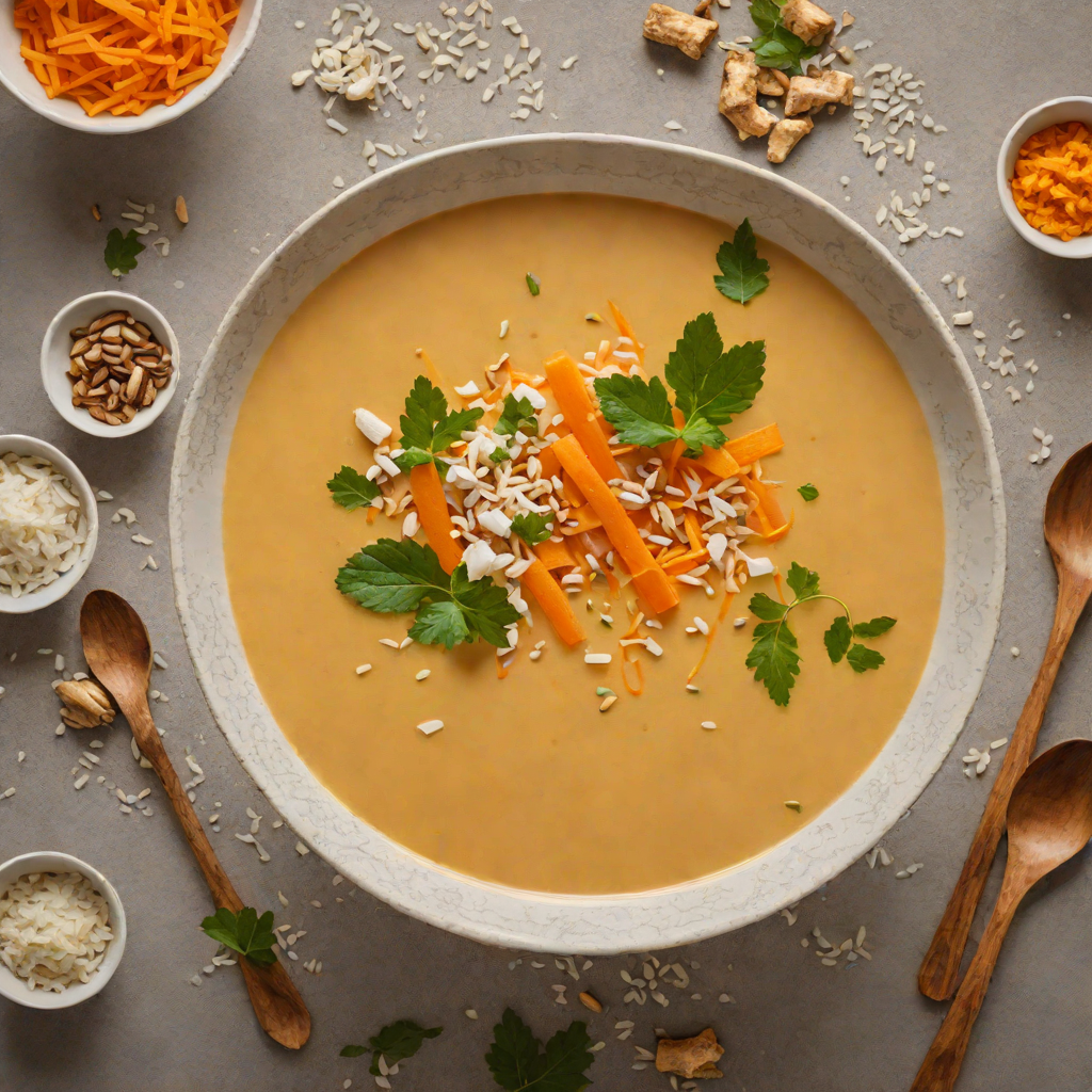 Carrot-Ginger Soup with Coconut Milk