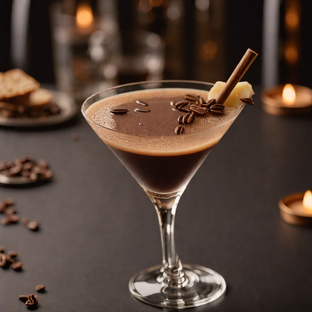 Built Espresso Martini with Vanilla Bean
