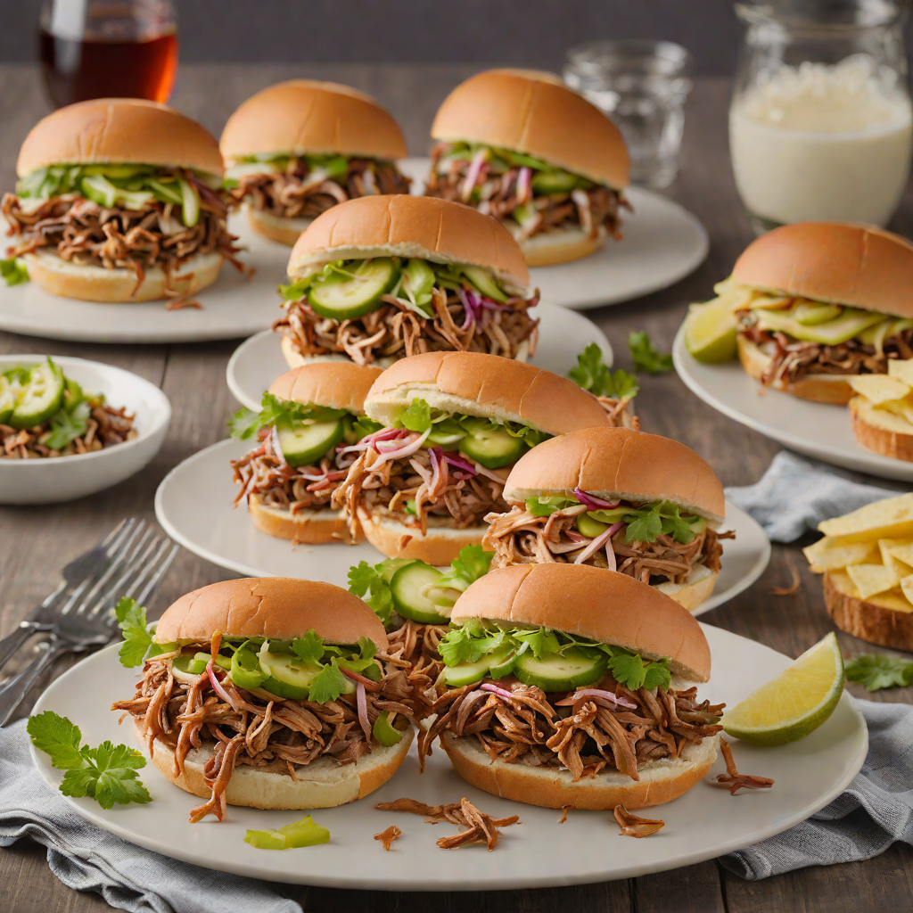 Primal 'Cue Style Pulled Pork Sandwiches