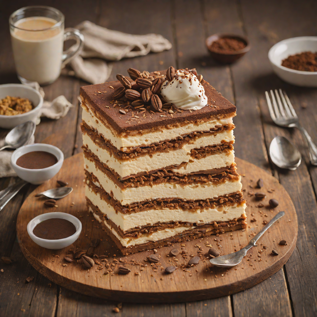 Layered Italian Tiramisu with Espresso and Mascarpone