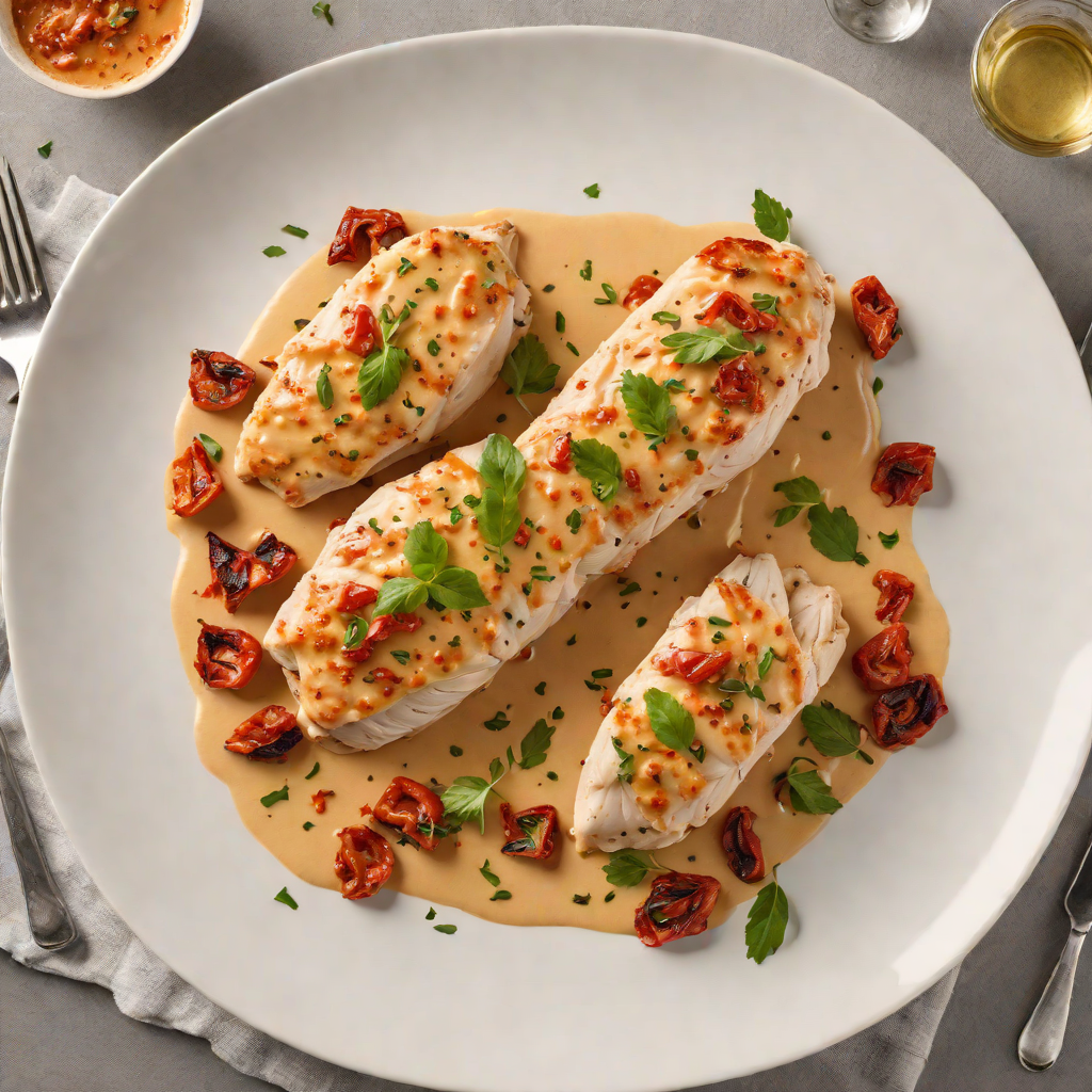 Pan-Seared Chicken Breast with Sun-Dried Tomato Cream Sauce