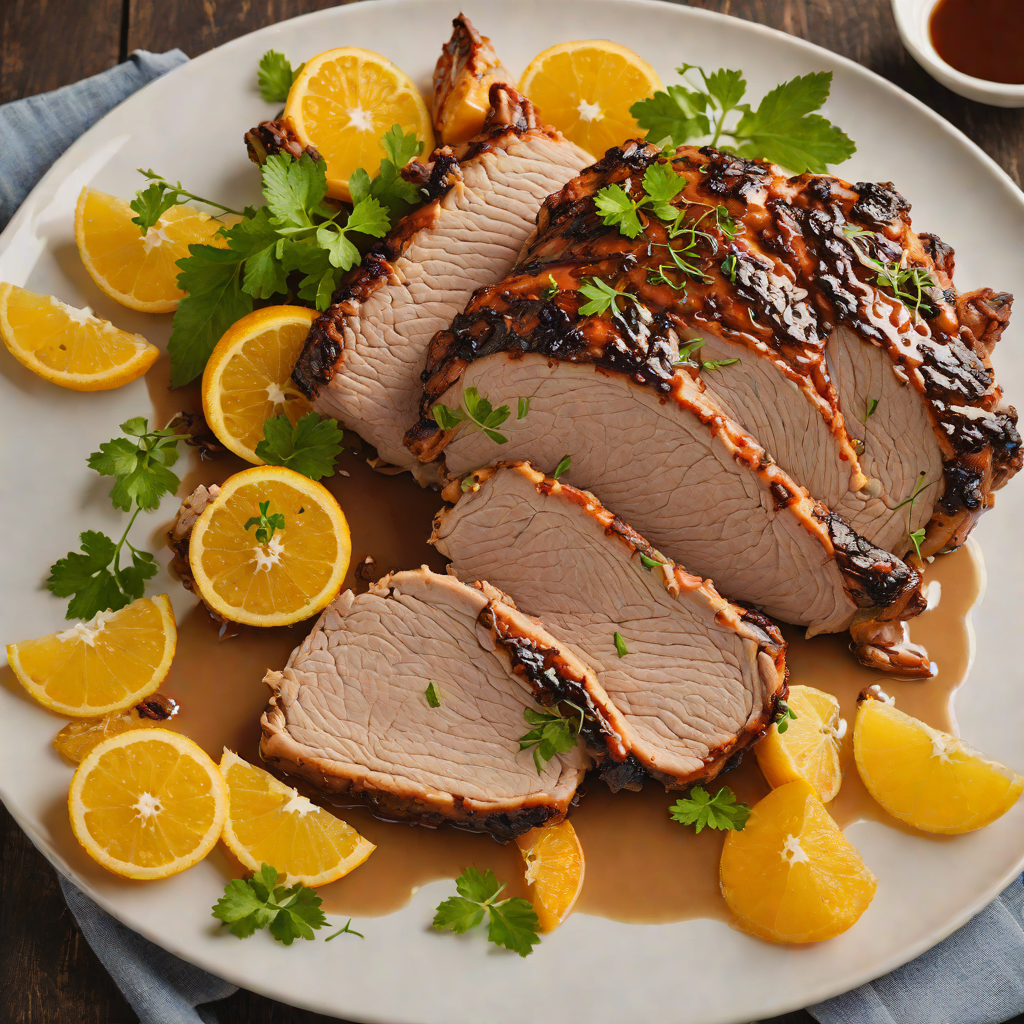 Slow-Roasted Pork Shoulder with Central Florida Citrus Glaze