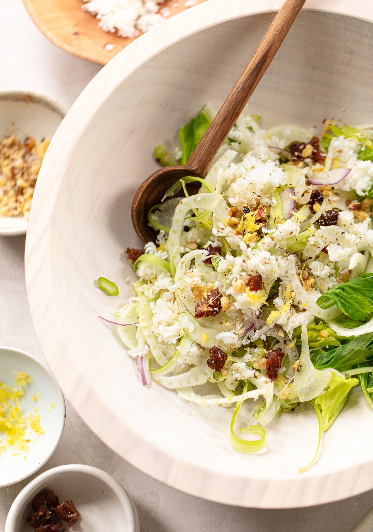 Crisp-Edged Lemon-Verbena Salad with Shaved Fennel