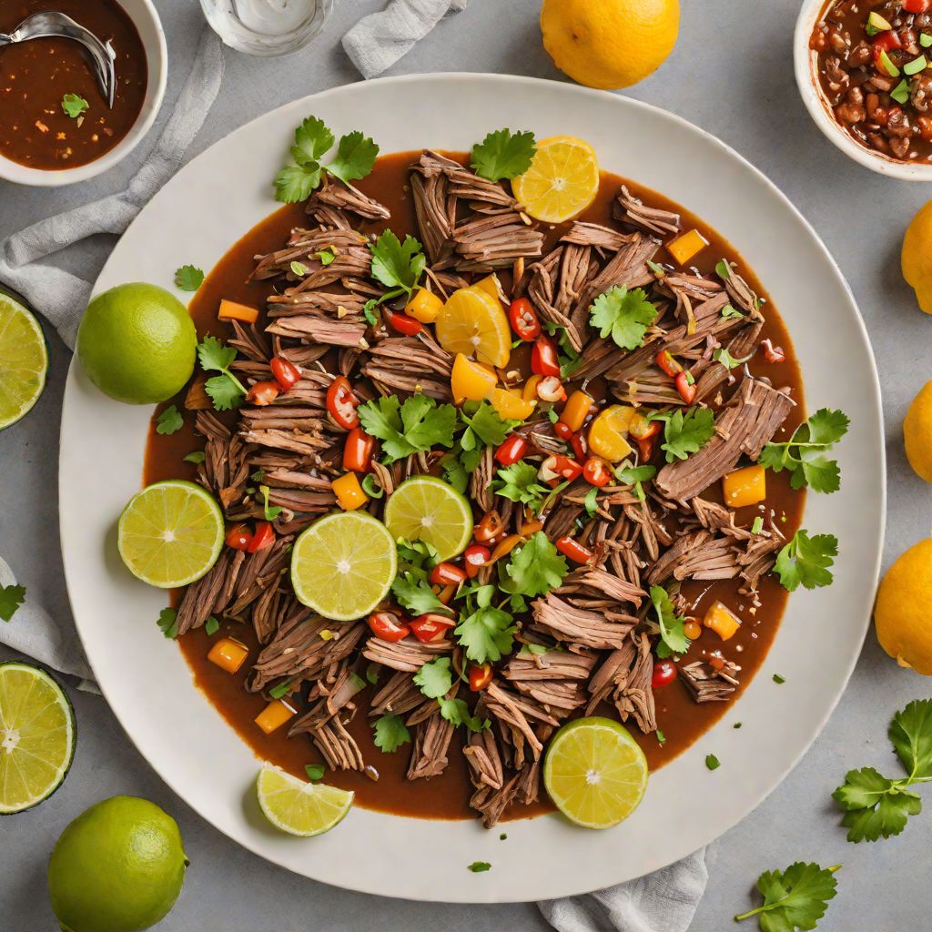 Slow-Cooked Barbacoa de Borrego with Chipotle and Citrus