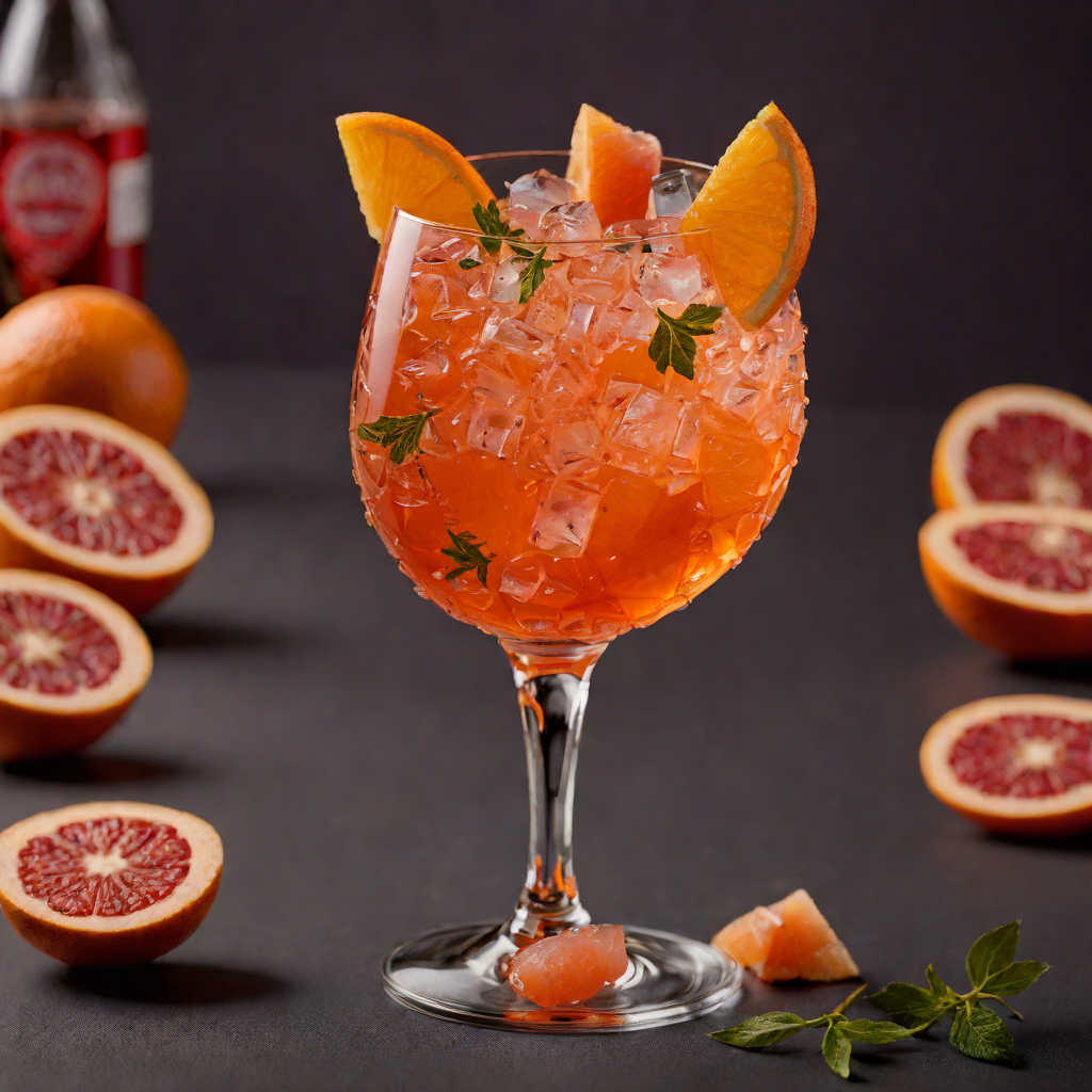 Smoky Campari and Grapefruit Spritz