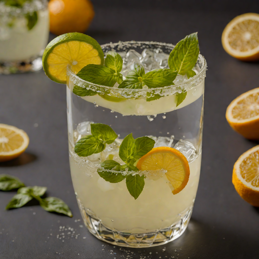 Citrus-Basil Vodka Sour
