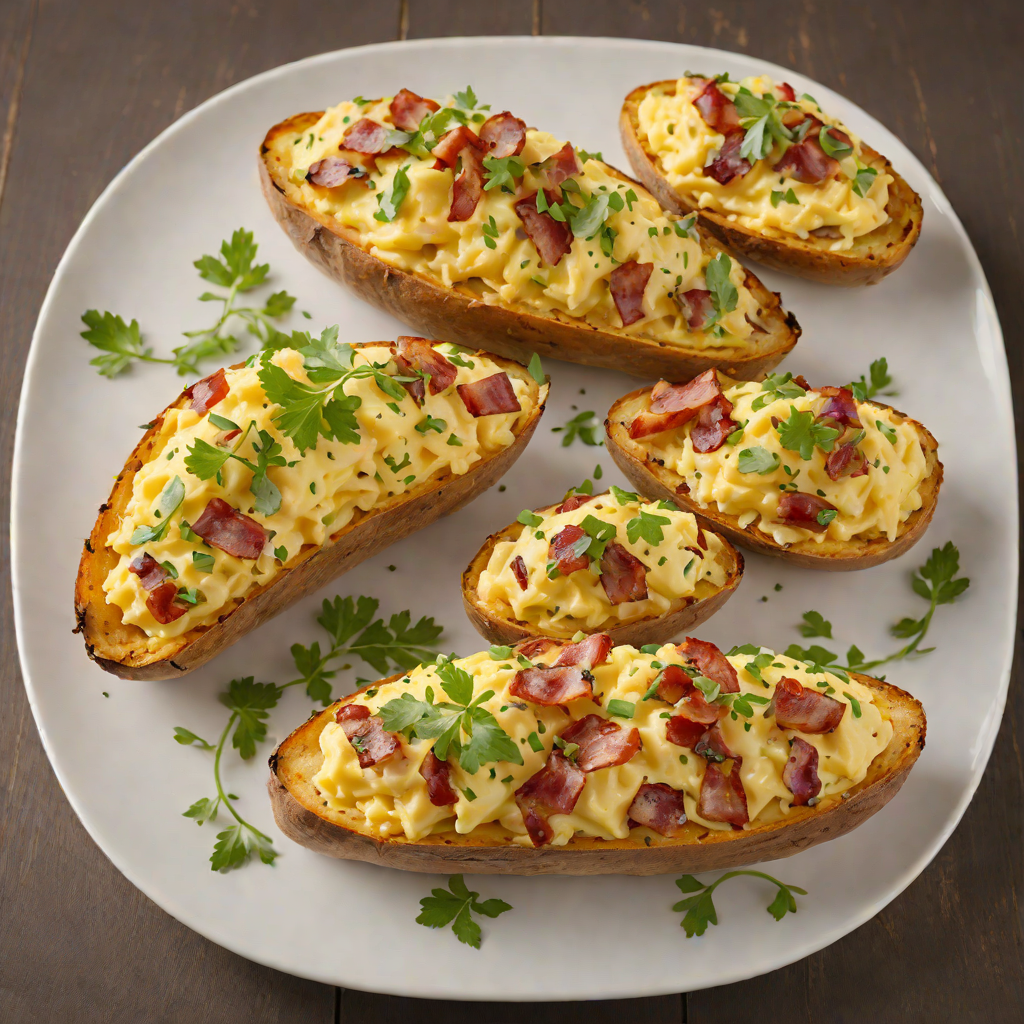 Classic Midwestern Cheese and Bacon Twice-Baked Potatoes