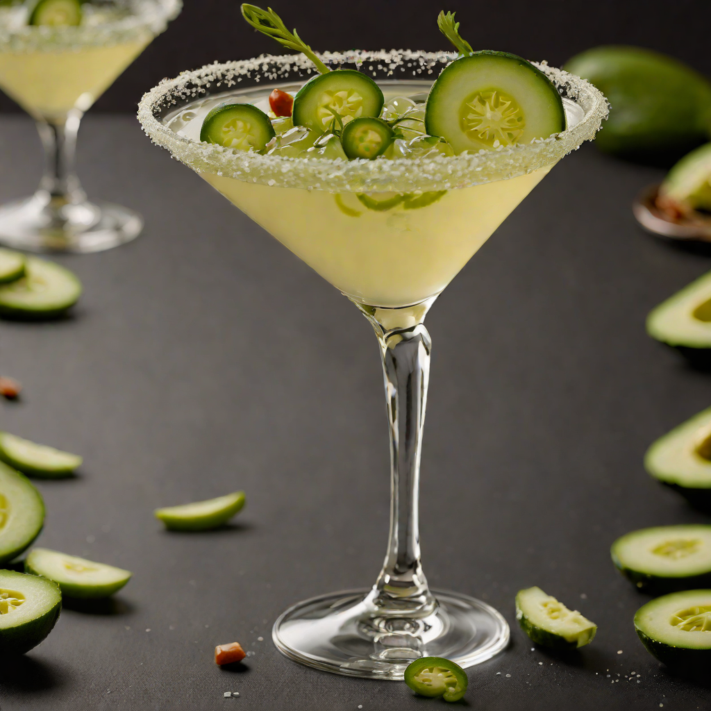 Cucumber Jalapeño Tequila Martini