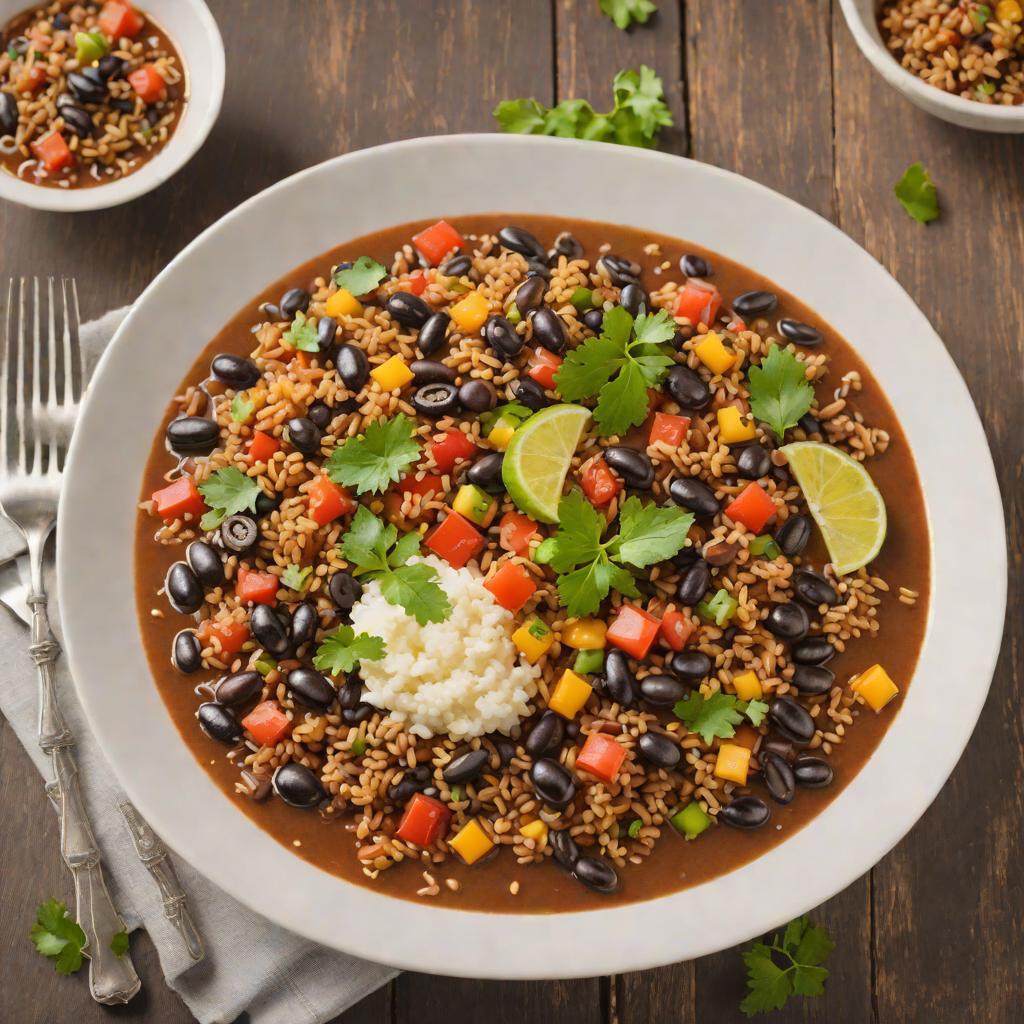 Bolivian Quinoa and Black Bean Stew