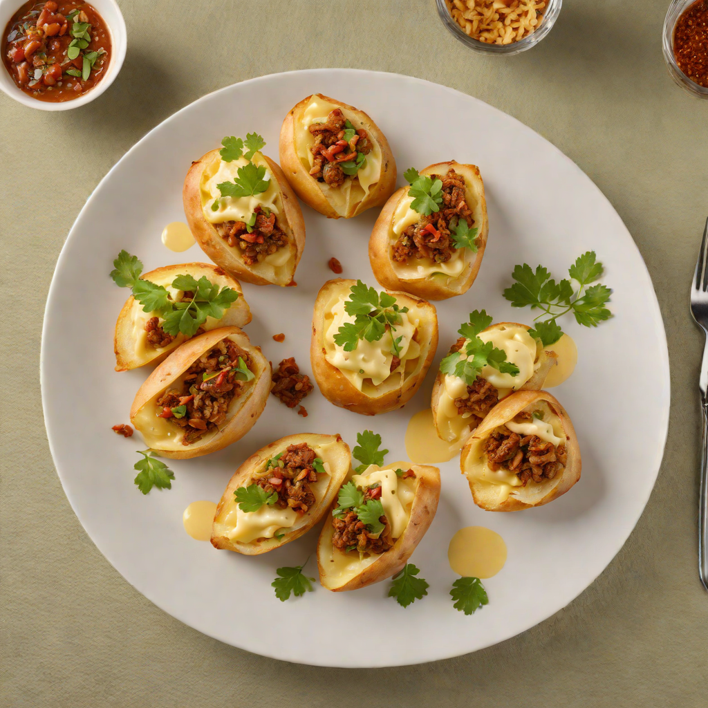 Potato and Cheese Salteñas with Spiced Meat Filling
