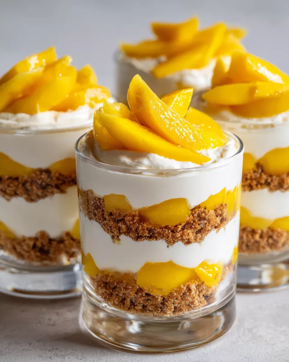No-Bake Coconut Mango Bingsu Parfaits
