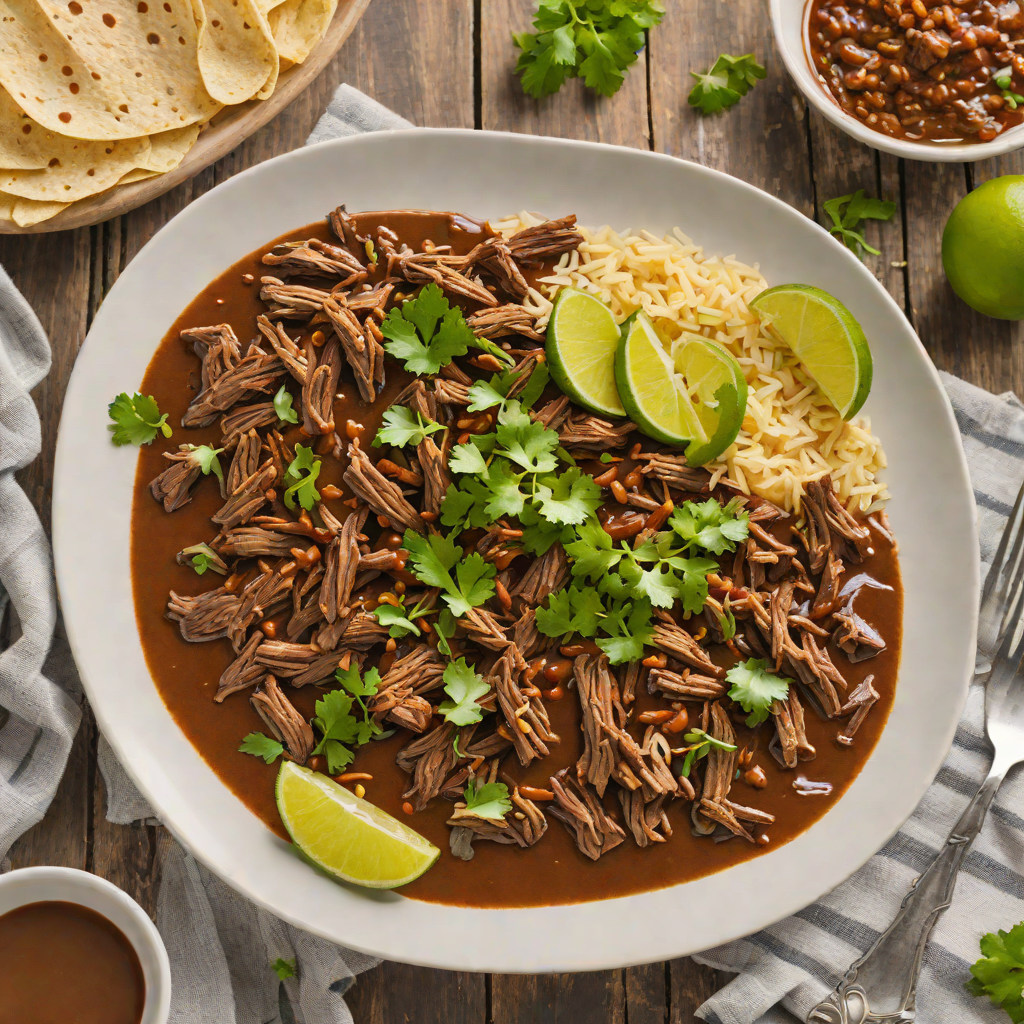 Slow-Cooked Barbacoa de Borrego with Ancho Chile Sauce