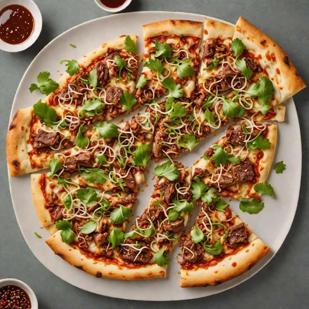 Beijing-Style Crispy Duck Pizza with Hoisin and Scallions