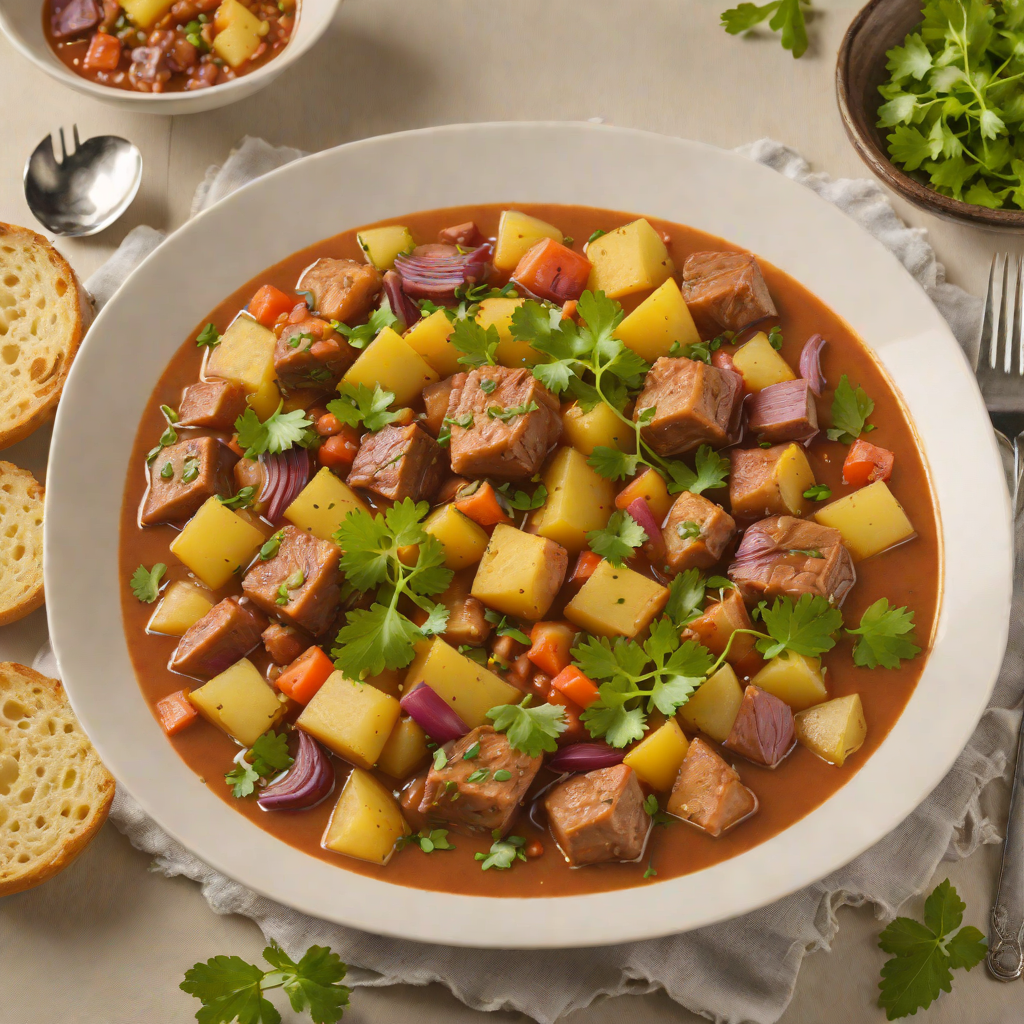 Slow-Simmered Bolivian Charque Stew with Potatoes