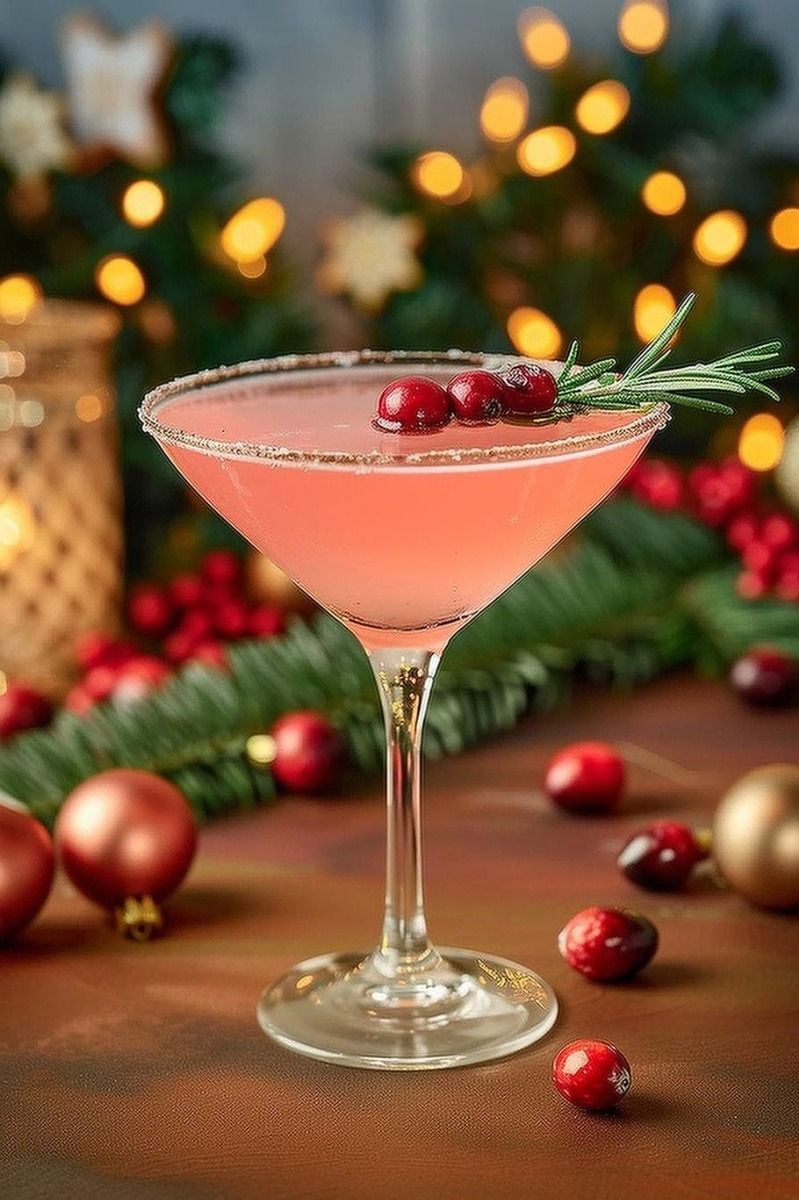 Tart Pink Cranberry Vodka Fizz