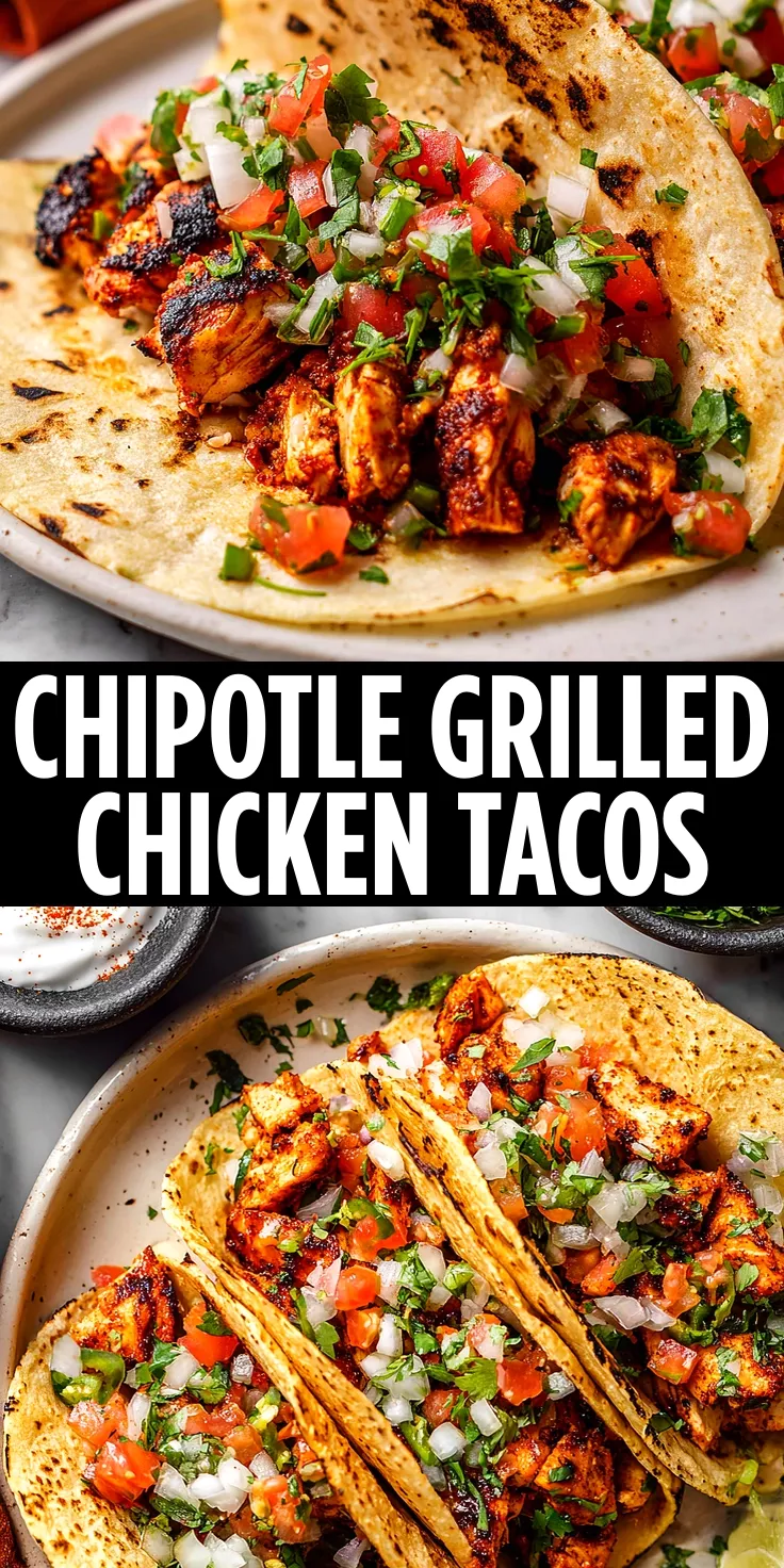 Grilled Chipotle-Lime Chicken Tacos