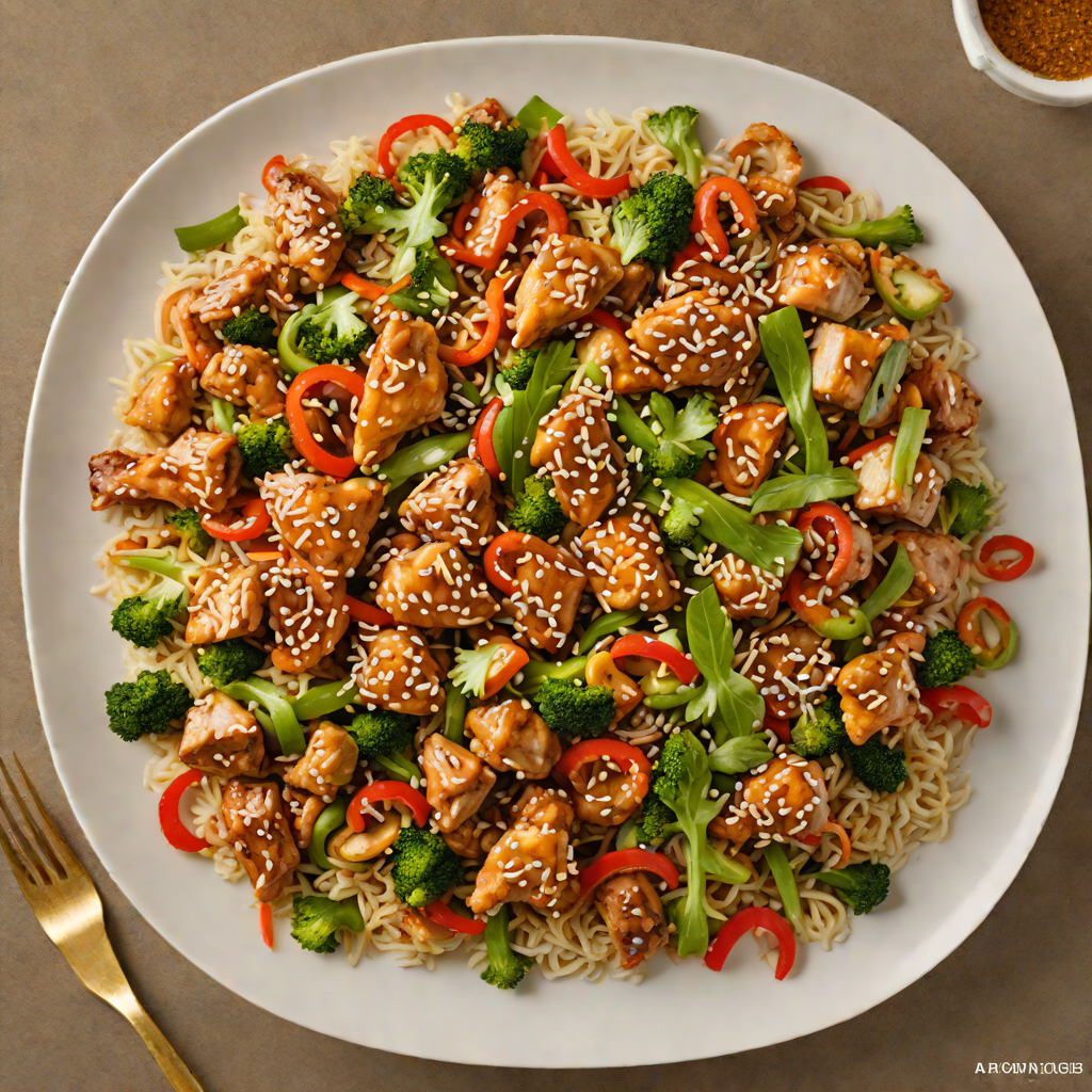 Half-Hour Sesame Ginger Chicken Stir Fry