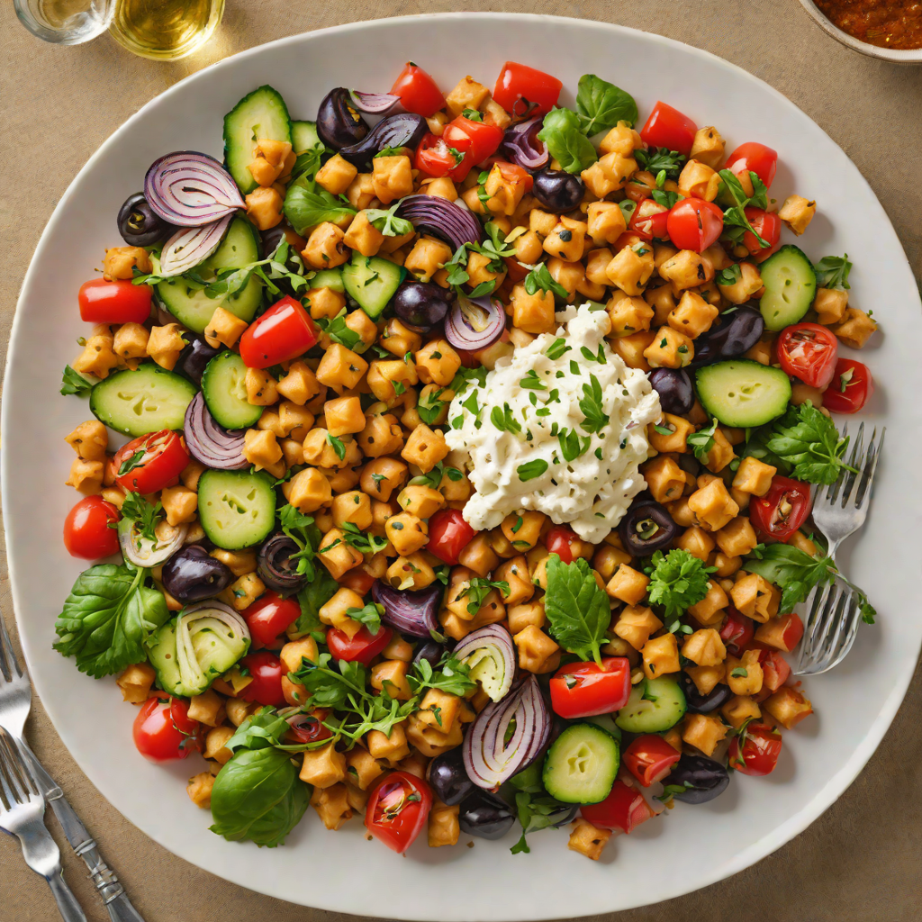 Half-Hour Roasted Mediterranean Chickpea and Vegetable Bowl