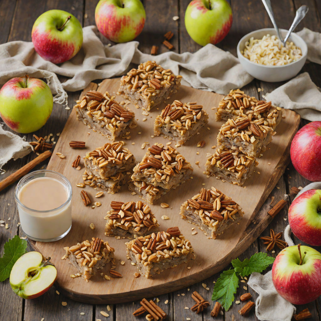 Half-Baked Apple Cinnamon Oatmeal Bars
